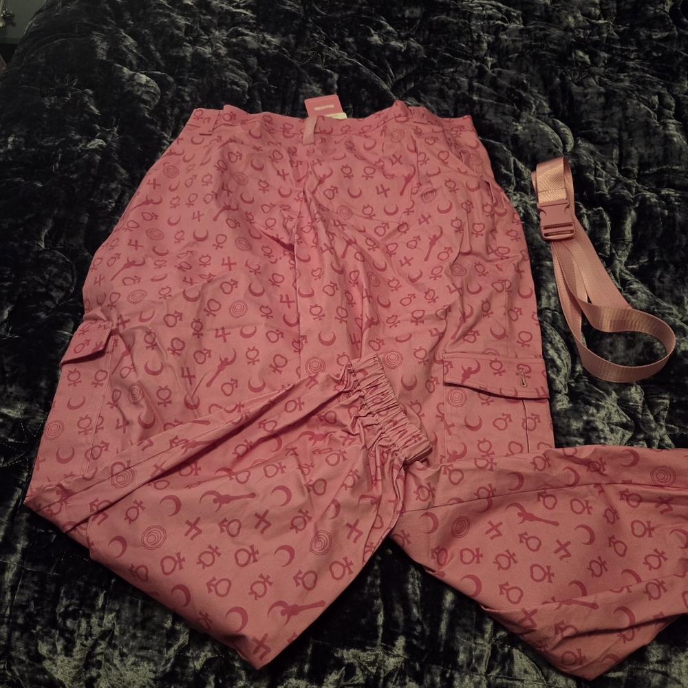 Blackmilk Pink Sailor Moon Cargo Pants